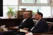 Meeting Between Iranian Ambassador to Zimbabwe and Director-General of Pasteur Institute of Iran