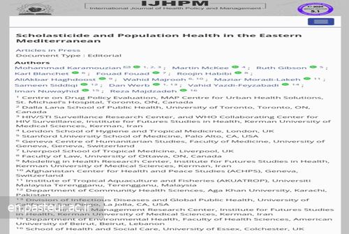 Journal of Health Policy and Management: Damages to the Pasteur Institute of Iran Disrupts Key Public Health Functions in the Eastern Mediterranean Region